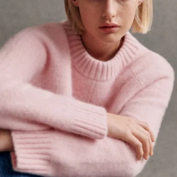 Sezane Sama Jumper Light Pink - Size S - Picture 5 of 5